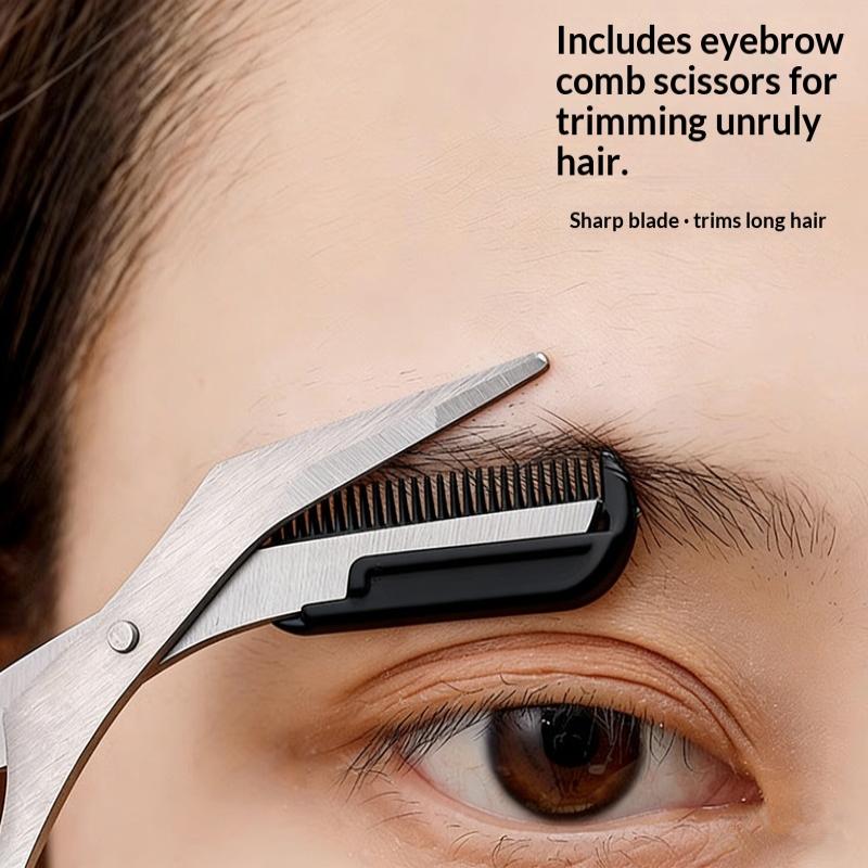 Men'S Grooming Eyebrow Shape - طقم تجميل الحواجب من الفولاذ المقاوم