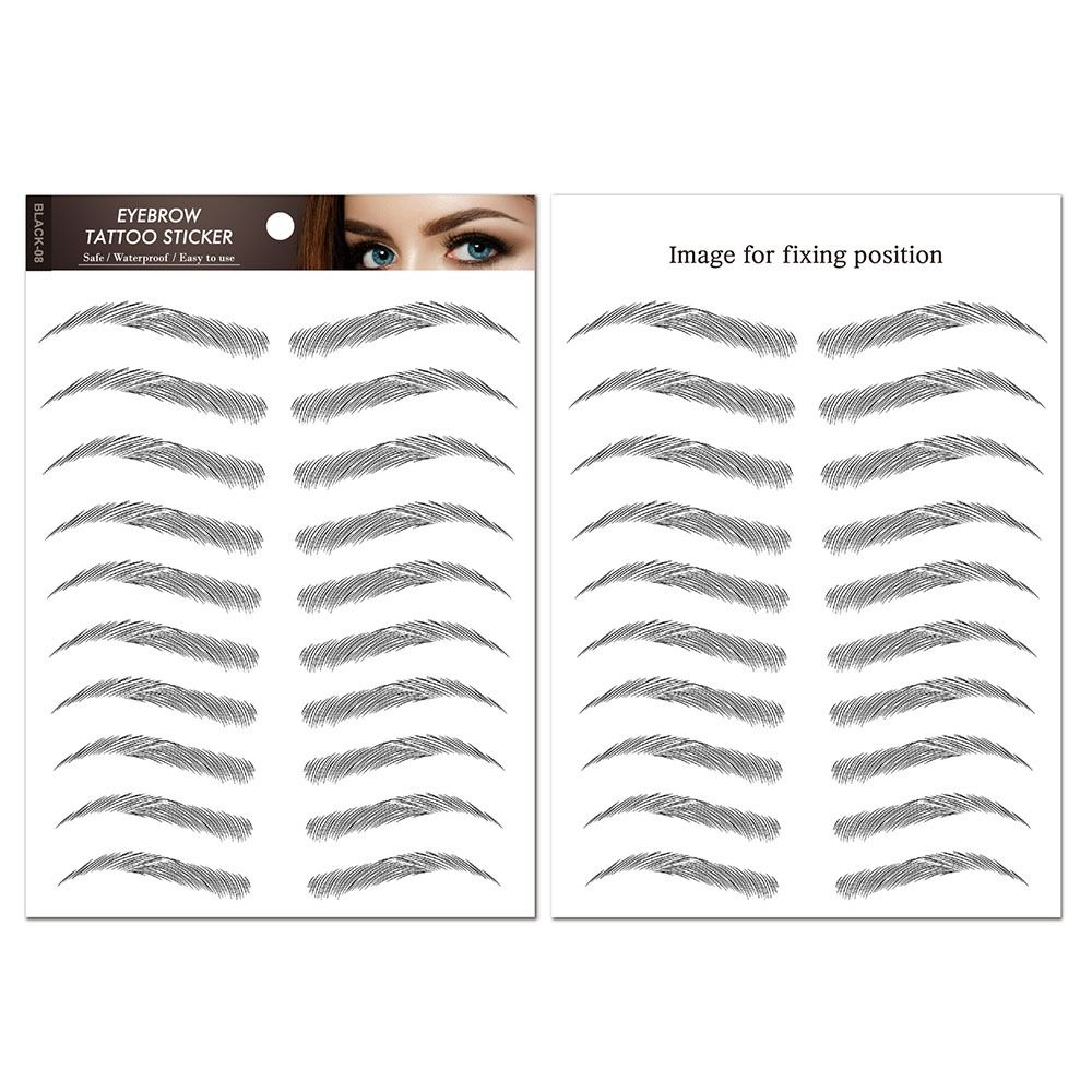 Men'S Grooming Eyebrow Shape - ملصقات حواجب ثلاثية الأبعاد، أدوات مكياج