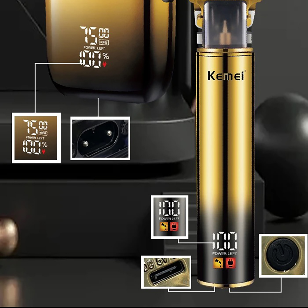 Kemei الشعر المتقلب الحلاقة ال - مراجعة Men'S Grooming Essentials وسعره