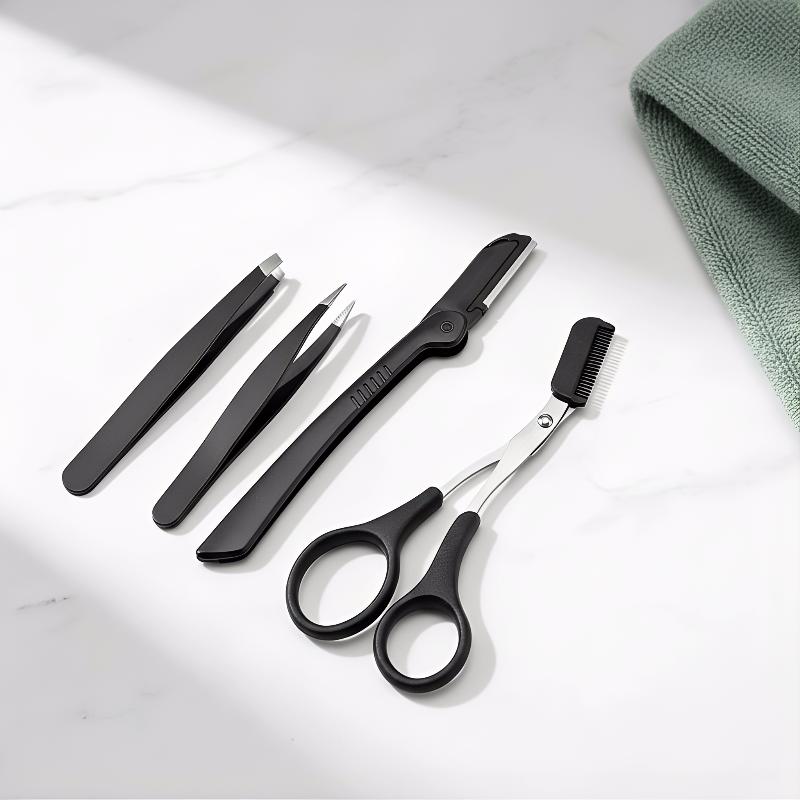 طقم تجميل الحواجب من الفولاذ ا - مراجعة Men'S Grooming Eyebrow Shape وسعره