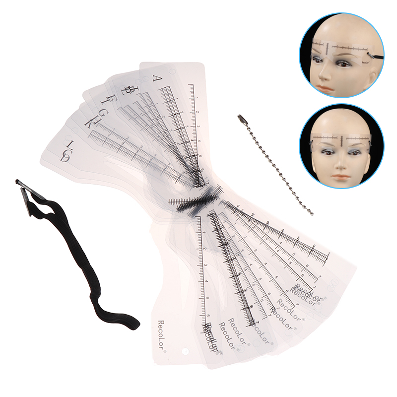 12 قطعة الحاجب Stencil مجموعة  - مراجعة Men'S Grooming Eyebrow Shape وسعره