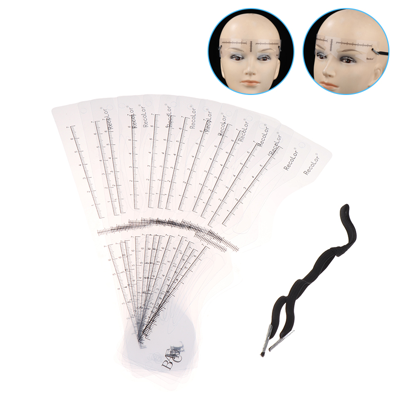 12 قطعة الحاجب Stencil مجموعة  - مراجعة Men'S Grooming Eyebrow Shape وسعره