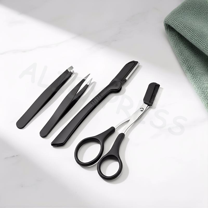 طقم تجميل الحواجب 3 قطع من الف - مراجعة Men'S Grooming Eyebrow Shape وسعره