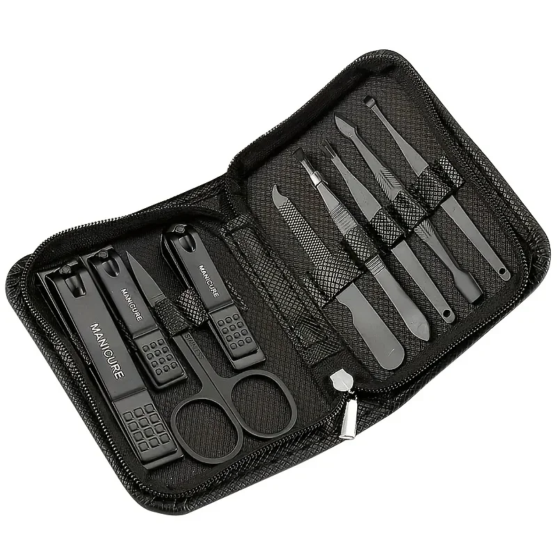 طقم مانيكير من 9 قطع، أدوات ال - مراجعة Men'S Grooming Essentials وسعره