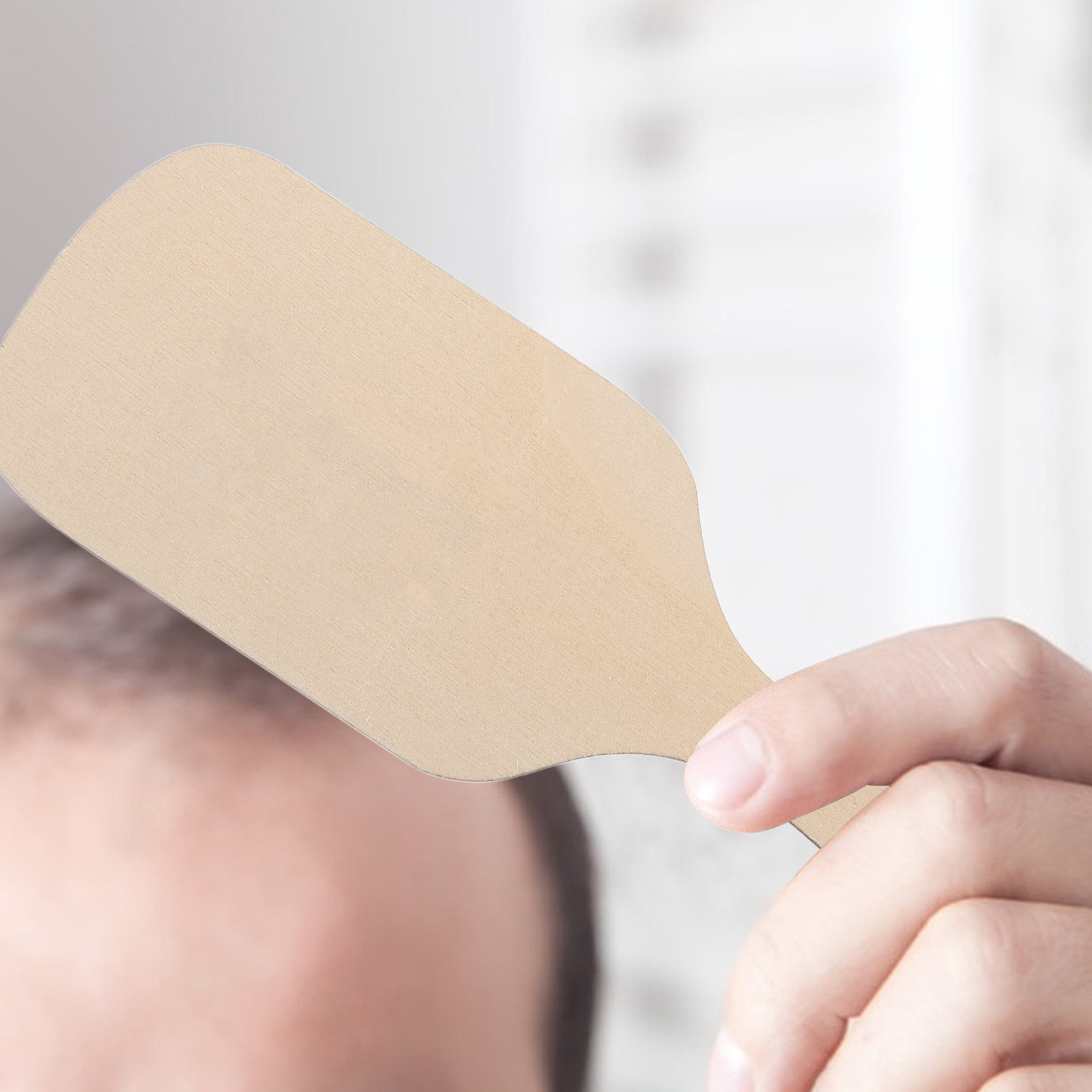 2 قطعة مشط خشبي مضحك للرأس، فر - مراجعة Men'S Grooming Day وسعره